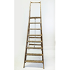 Vintage houten oude trap - hoog